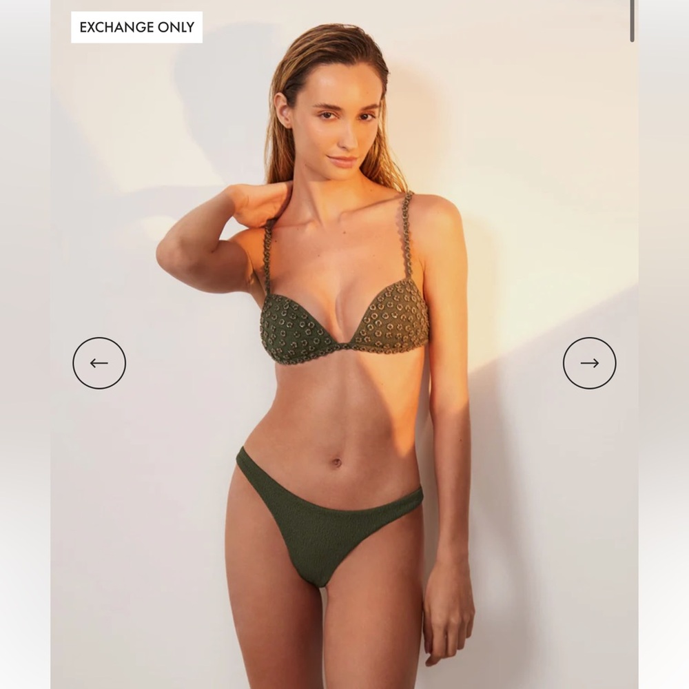 NWT Vix Paula Hermany Olive bikini set